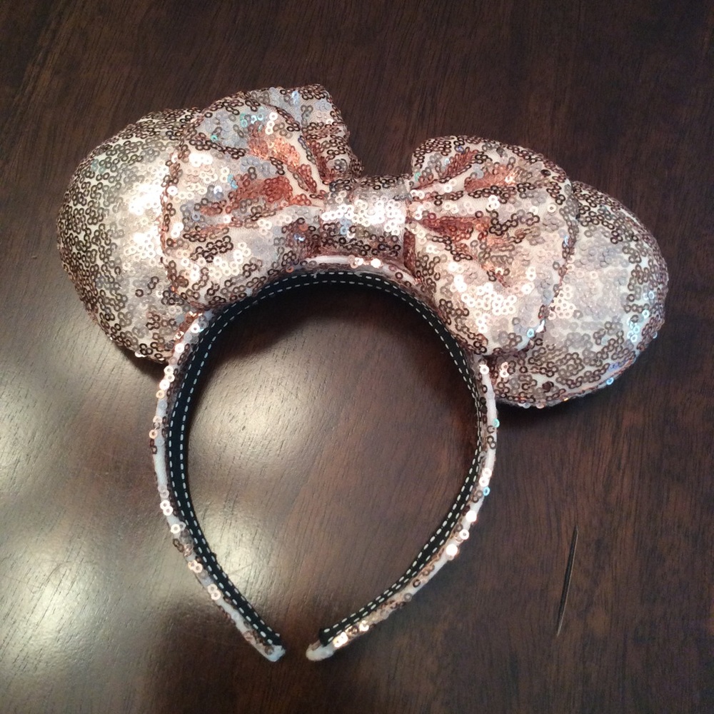 Minnie Mouse small shop rose gold inspired ears
